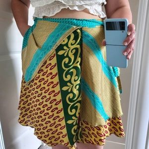 Sari Wrap Skirt ♻️